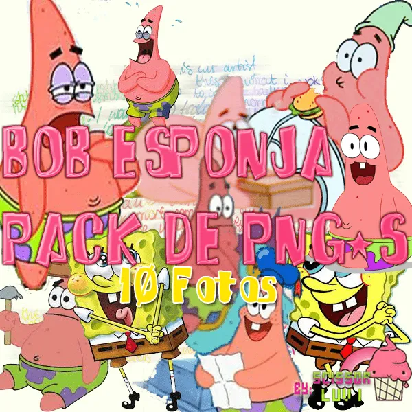 Pack PNG de Bob Esponja by ~ScissorLuv1 on deviantART