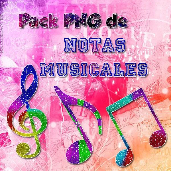 pack PNG~ notas musicales by MarisolLovatictioner on deviantART