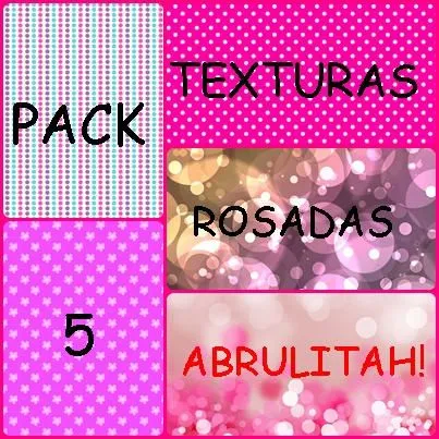 Pack 5 Texturas Rosadas by ~Abrulitah on deviantART