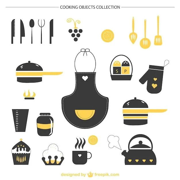 Pack de vectores de cocina | Descargar Vectores gratis