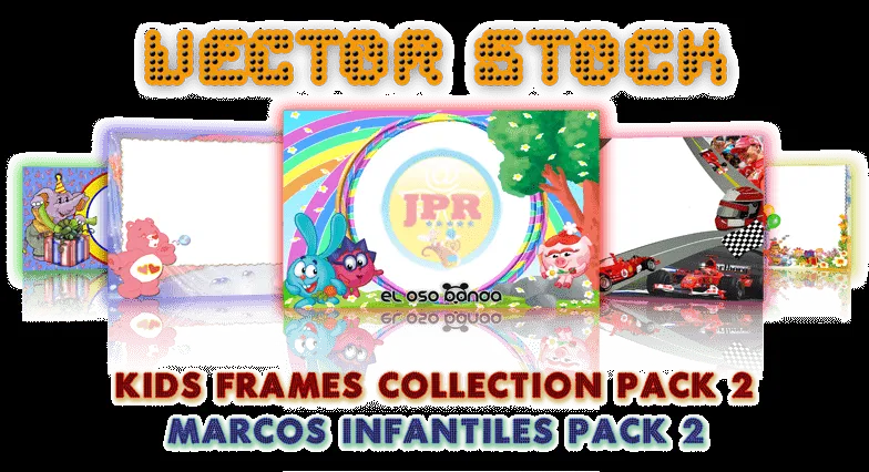 Pack de Vectores Marcos Infantiles 2 - Paperblog