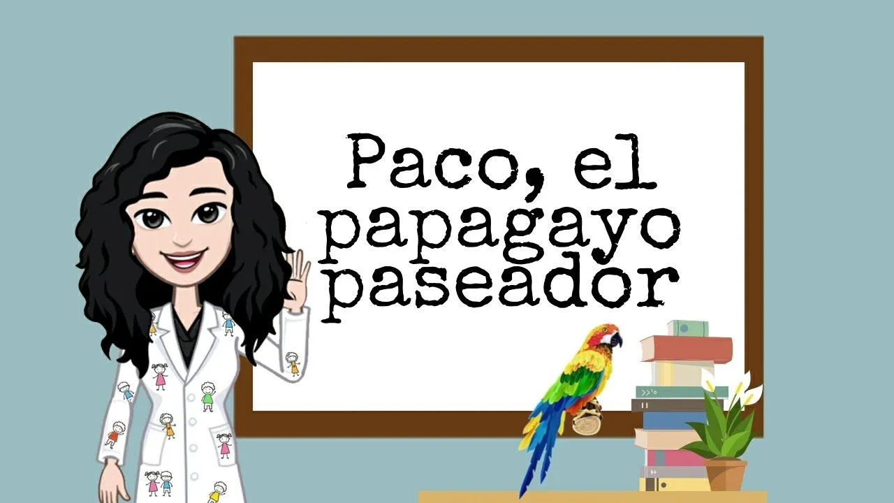 Paco el papagayo paseador- El diario de la maestra Ruby - YouTube