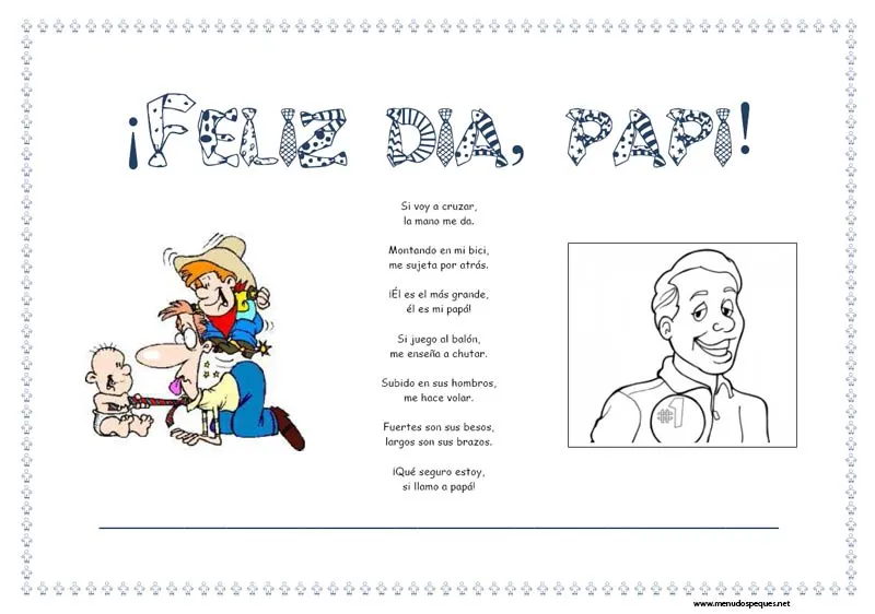 Poemas dia del padre para imprimir - Imagui