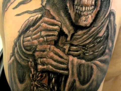 Santa muerte tatuajes diseños - Imagui