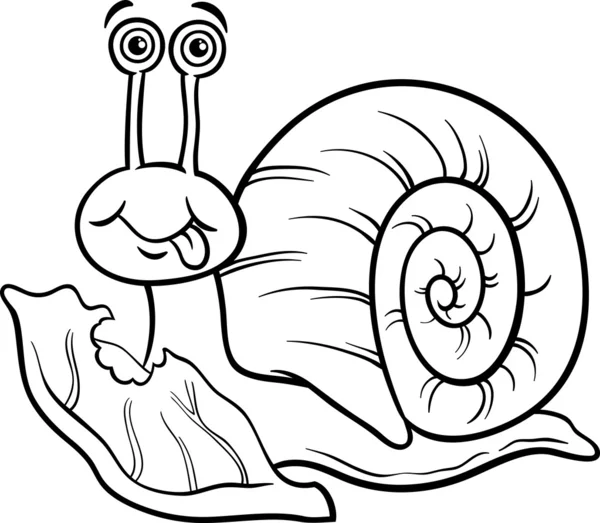 Página para colorear de lechuga y caracol — Vector stock ...