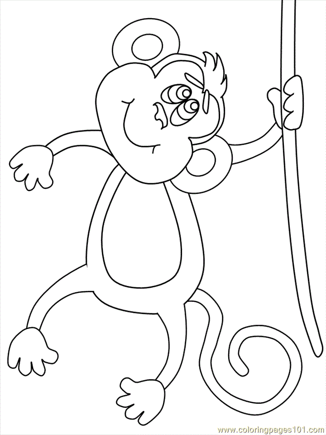 Página colorear monkeyoutline113_10_rdoqr.gif | Coloring-