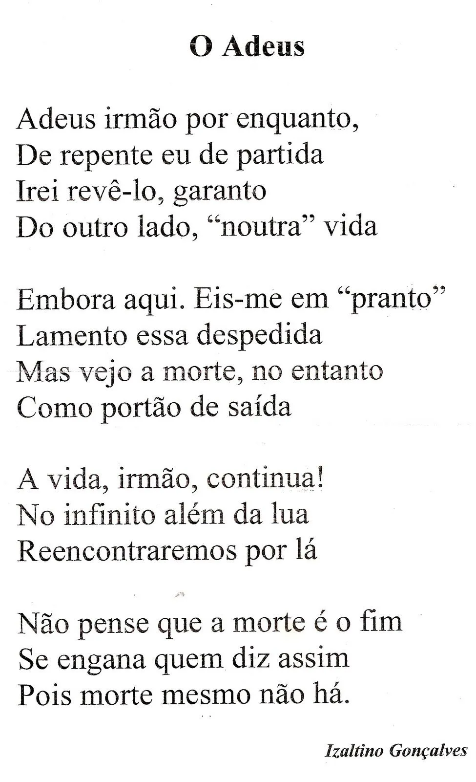 A Página da Vida: Falecimento do irmão Joaquim Gonçalves no dia do ...