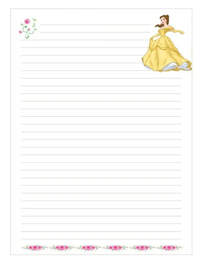 Paginas decoradas para escribir cartas - Imagui