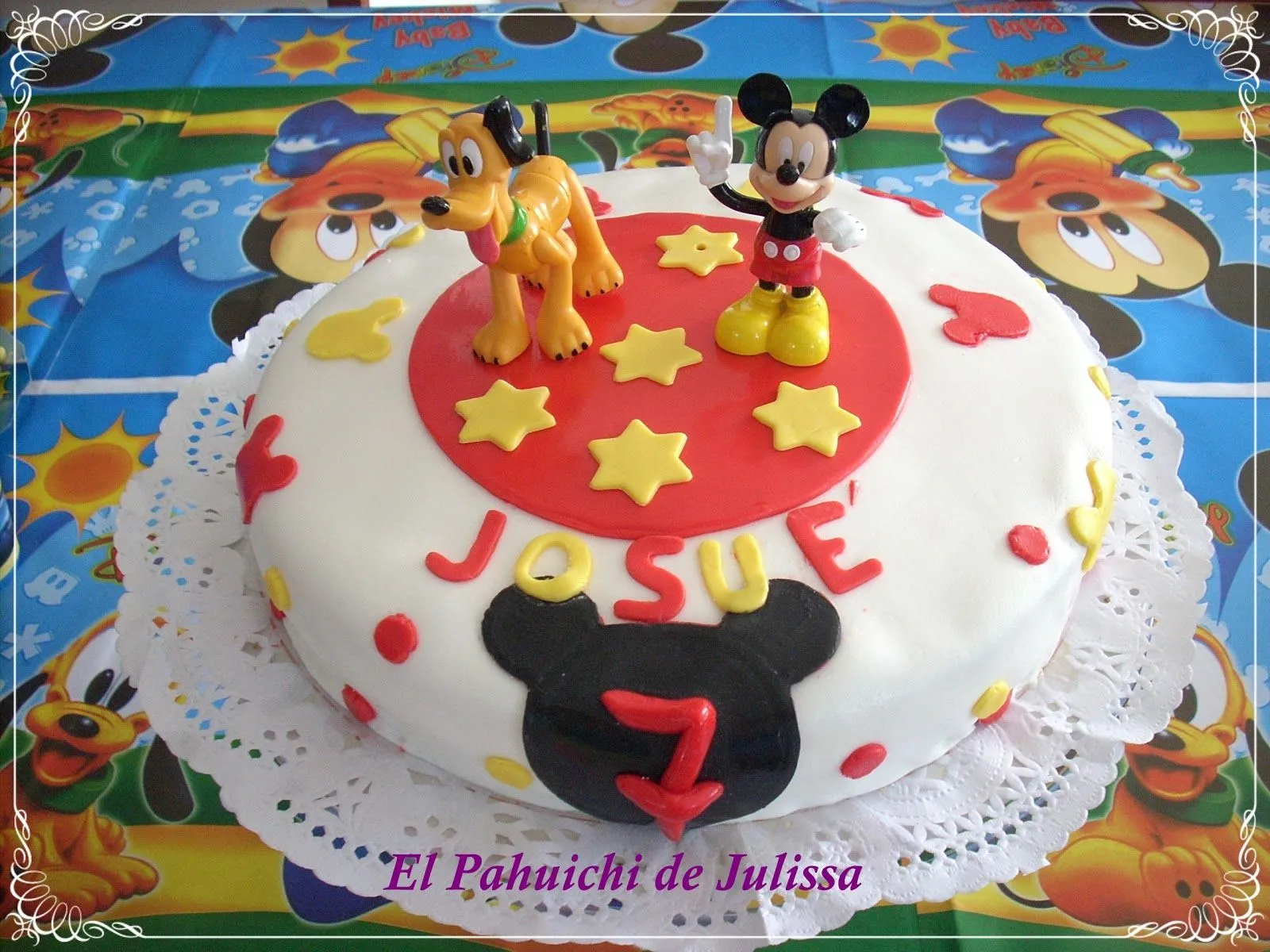 El Pahuichi de Julissa: Tarta de Mickey Mouse!!!!!!!!