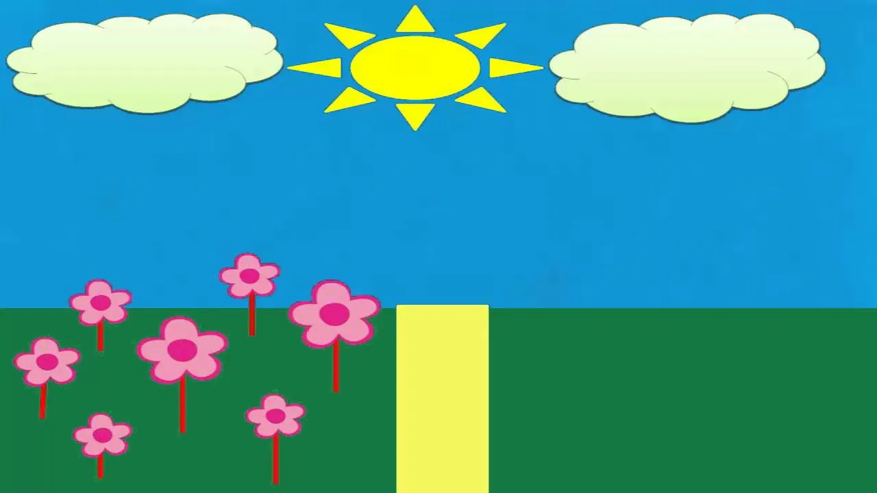 Paisaje infantil -construir paso a paso un paisaje -paisaje para ...