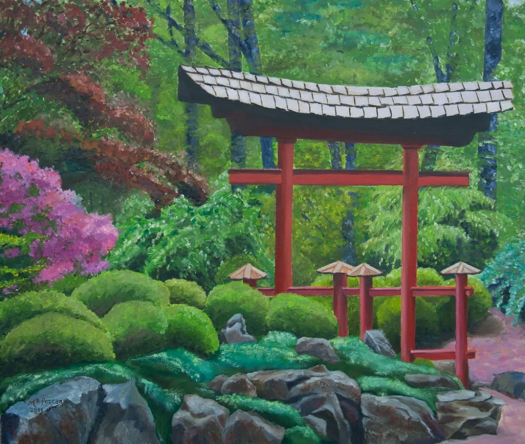 Paisaje japonés María José Pozo Cantador - Artelista.