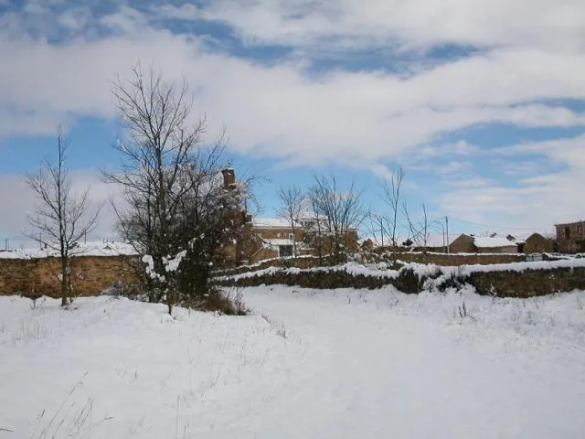 paisaje con nieve