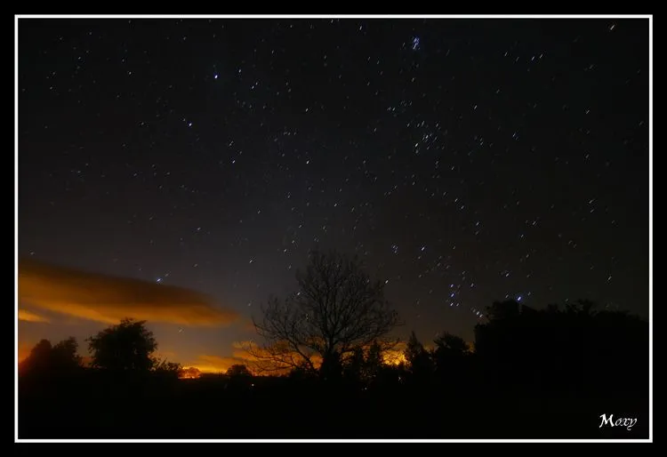 Paisaje nocturno con estrellas - Imagui