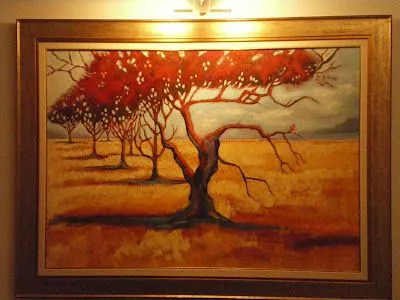 Paisaje oleo africanos - Imagui