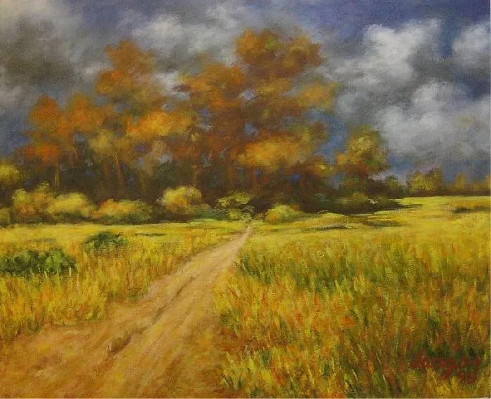 Paisaje otoñal Juan Carlos Vargas Jordán - Artelista.com