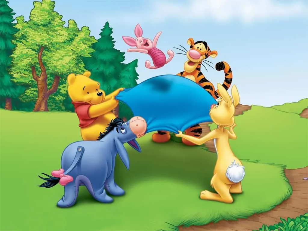 Paisaje pooh bebé y sus amiguitos - Imagui
