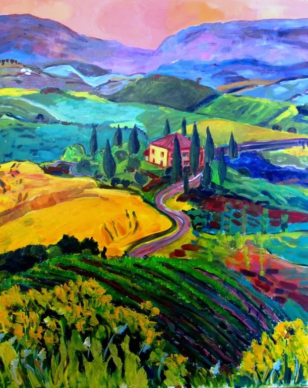 Paisaje de la Toscana Silvia Sierra Sánchez - Artelista.com