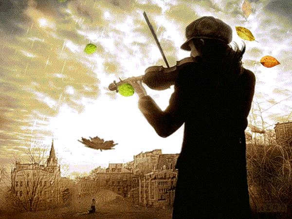 PAISAJES ANIMADOS: Paisaje animado de música (2)