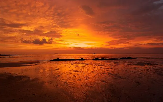 Hermosos Paisajes de Atardeceres en Playas | Fotos e Imágenes en ...