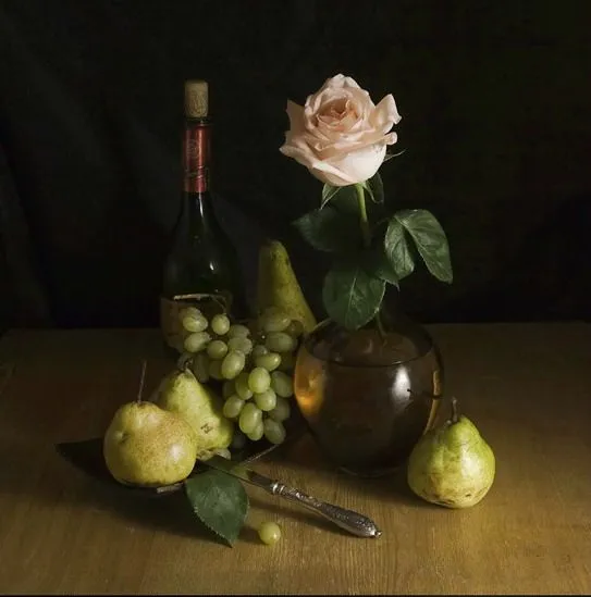 Paisajes y Bodegones: Bodegón con flores y jarra