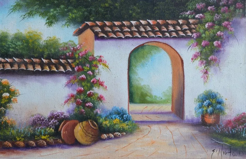 Pintura de paisajes faciles - Imagui