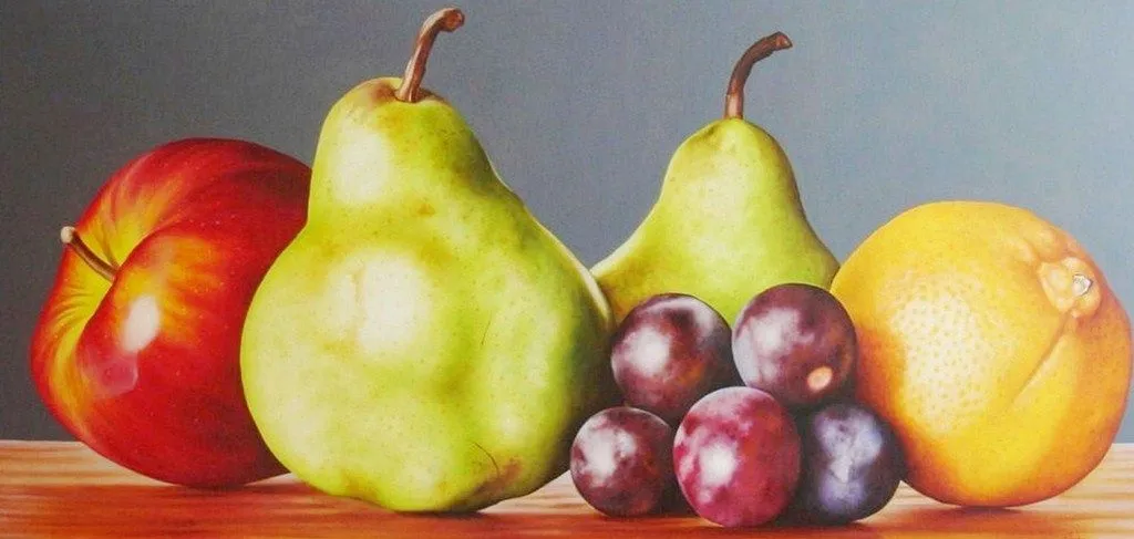 Paisajes y Bodegones en Pintura: Cuadros bodegones de frutas