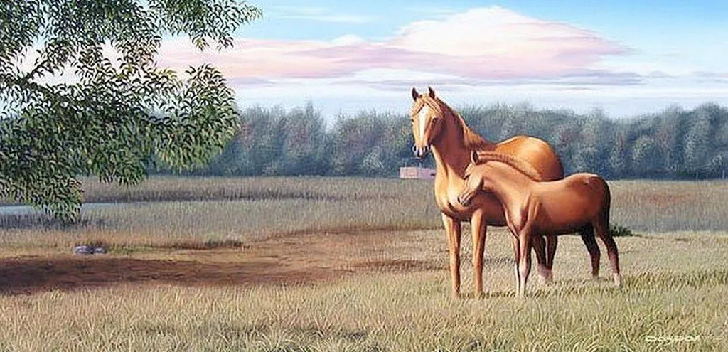 Paisajes y Bodegones en Pintura: Paisaje con equino Sergio Gaspar