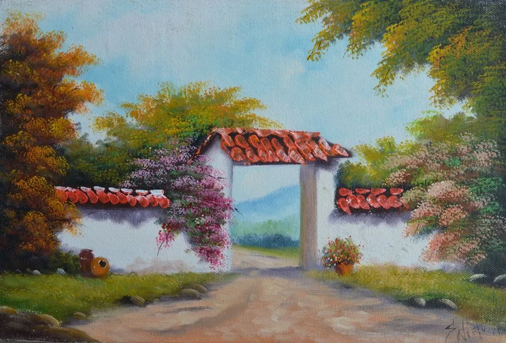 Paisajes y Bodegones en Pintura: Paisajes Campestres de Colombia