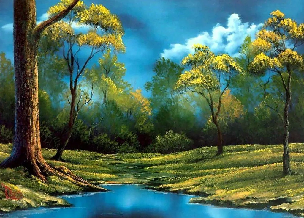 Paisajes y Bodegones: PINTURAS : PAISAJES BOB ROSS