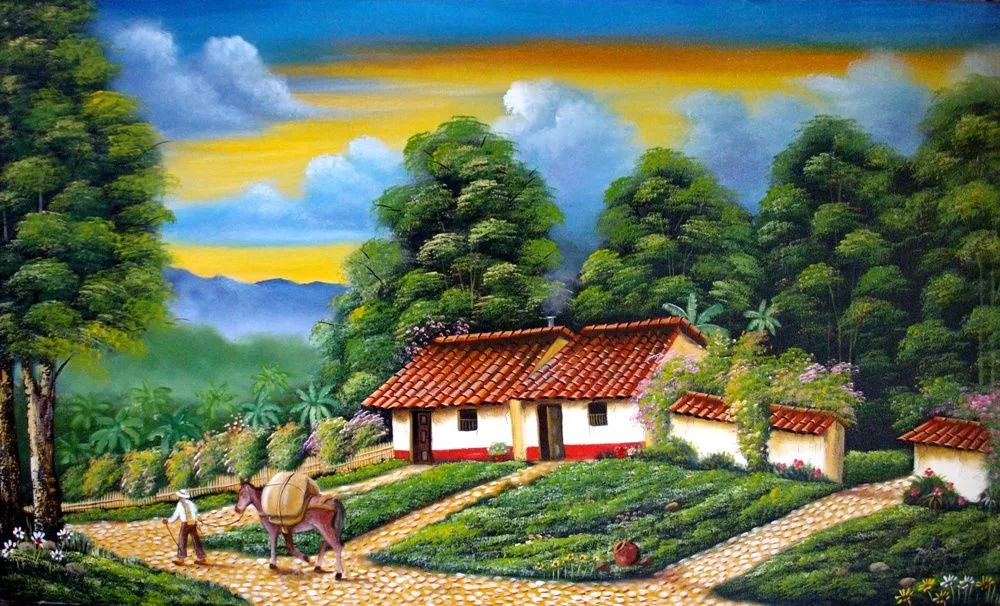 Paisajes y Bodegones: Pinturas: Paisajes comerciales al óleo