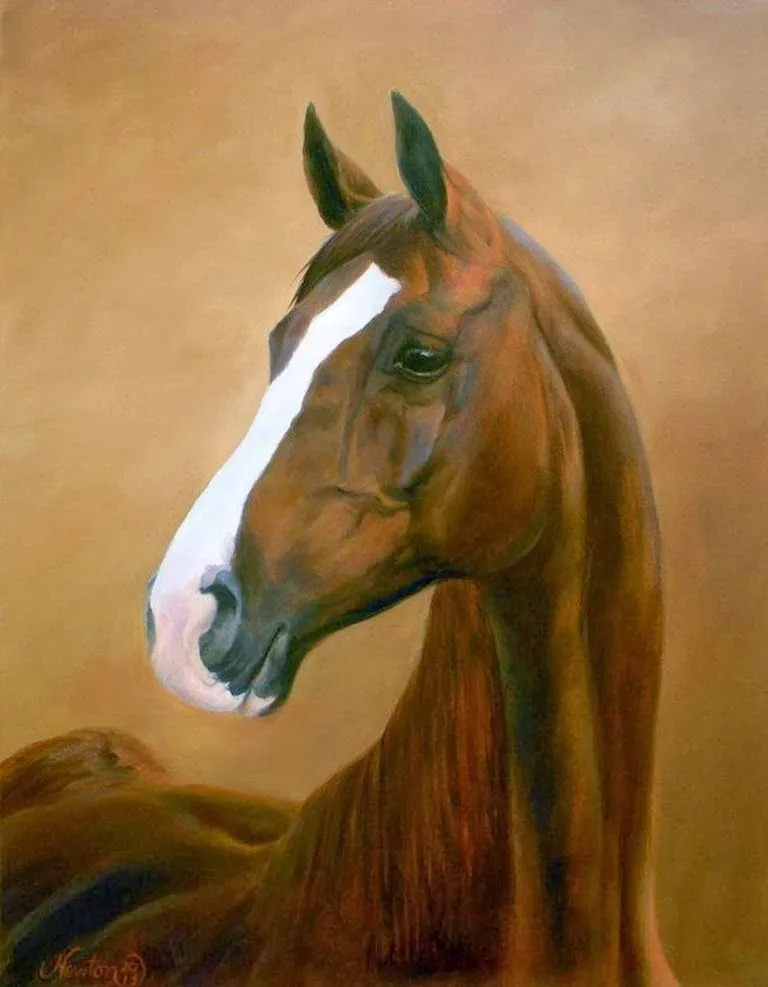 Paisajes y Bodegones: Retratos de Caballos, Pinturas Realistas ...