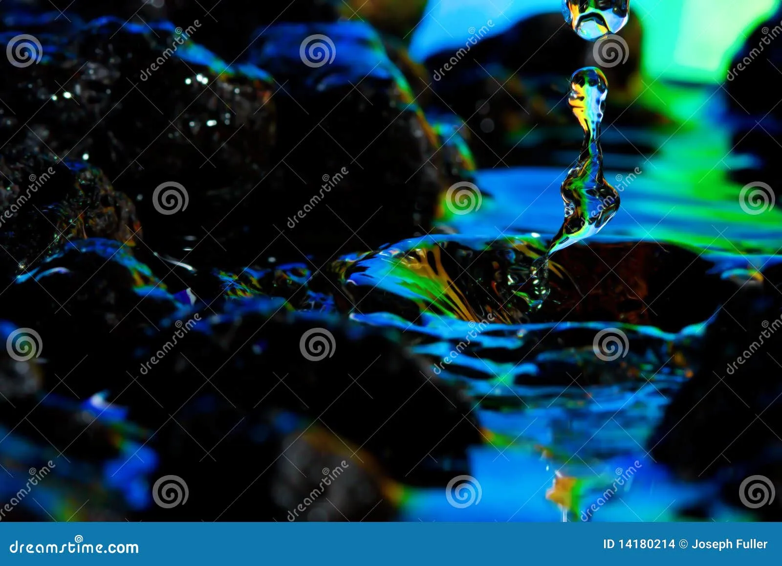 Paisajes Coloridos Y Creativos De La Gota Del Agua Imagenes de ...