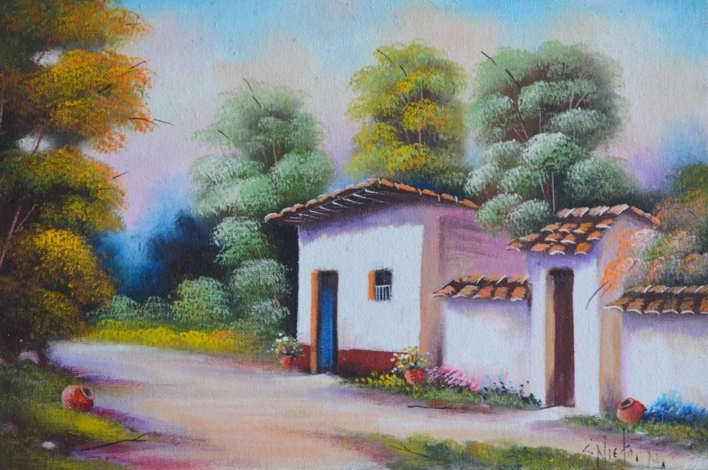 Paisajes Fáciles de Pintar al Óleo | Cuadros Modernos al Óleo