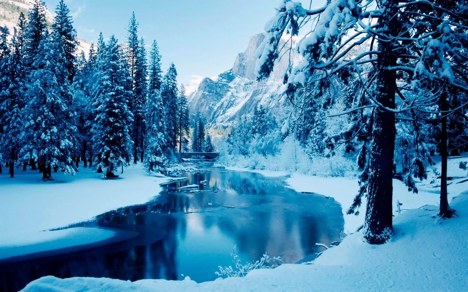 Paisajes De Invierno Con Nieve