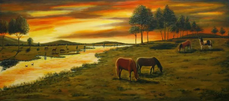 PAISAJES LLANEROS | ARTE Y PINTURA, ABSTRACTOS, DESNUDOS, CABALLOS ...