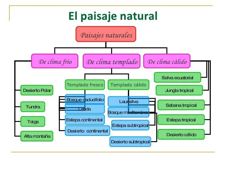 Paisajes naturales y humanizados