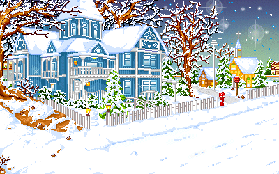 Paisajes de Navidad Animados