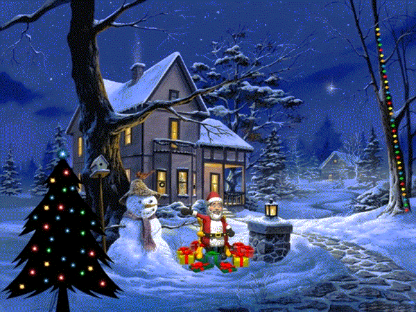 Paisajes navideños animados - Imagui