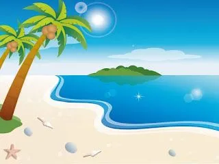 paisajes de playa para imprimir:Imagenes y dibujos para imprimir