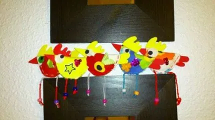 Pajaro en goma eva - Imagui