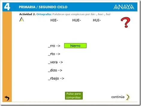 Palabras con H | Mi Clase En La Nube