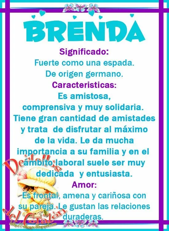 PALABRAS QUE DIGAN BRENDA TE AMO | TODO PARA FACEBOOK IMAGENES ...