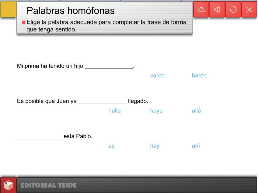 PALABRAS HOMÓFONAS | JUGANDO Y APRENDIENDO