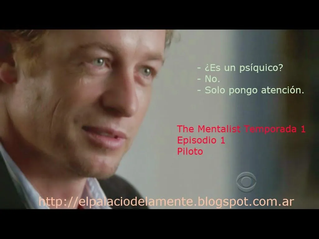 El Palacio de la Mente: Patrick Jane, The Mentalist. Citas y ...