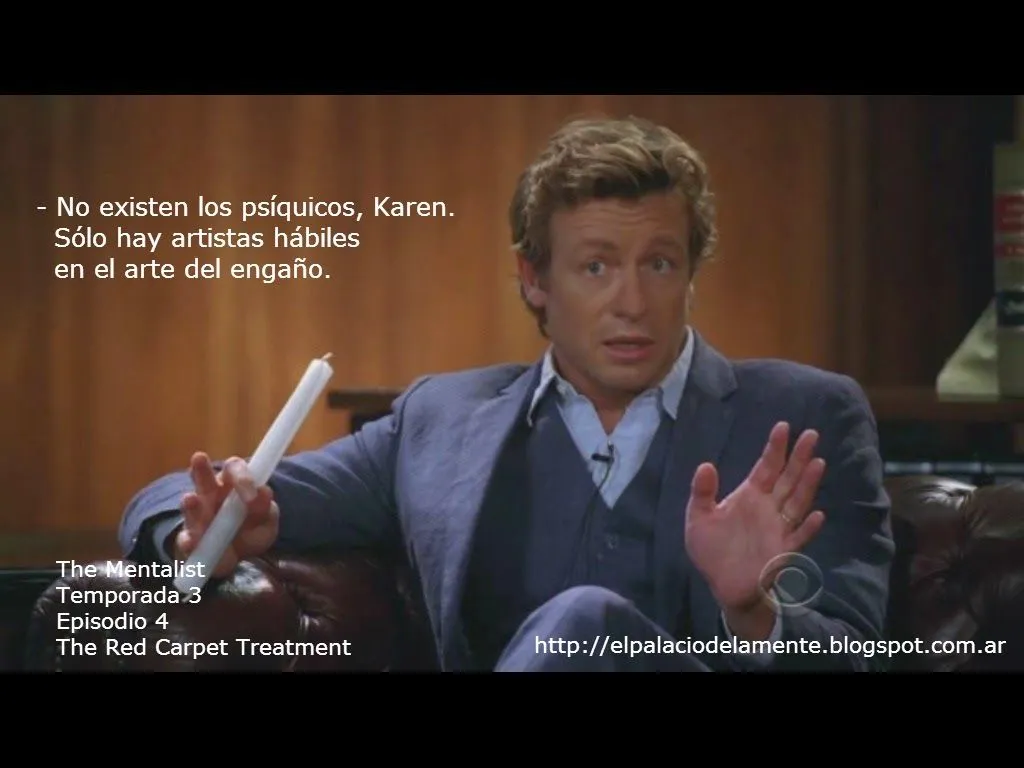 El Palacio de la Mente: Patrick Jane, The Mentalist. Citas y ...