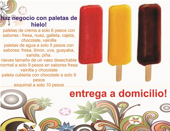 paletas de hielo en Guadalajara