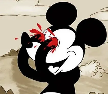 Mickey Mouse sacandose los ojos - Imagui