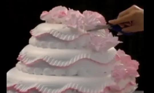 Pan Y Bolleria: Decoracion de pastel con chantilly