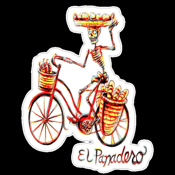 El Panadero" Stickers by Heather Calderon | Redbubble