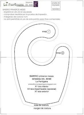 La Pantigana: BABEROS... SEMANA DEL BEBÉ (